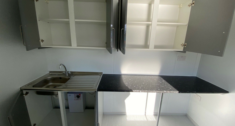 Car Wash Modular Building Internal Kitchen