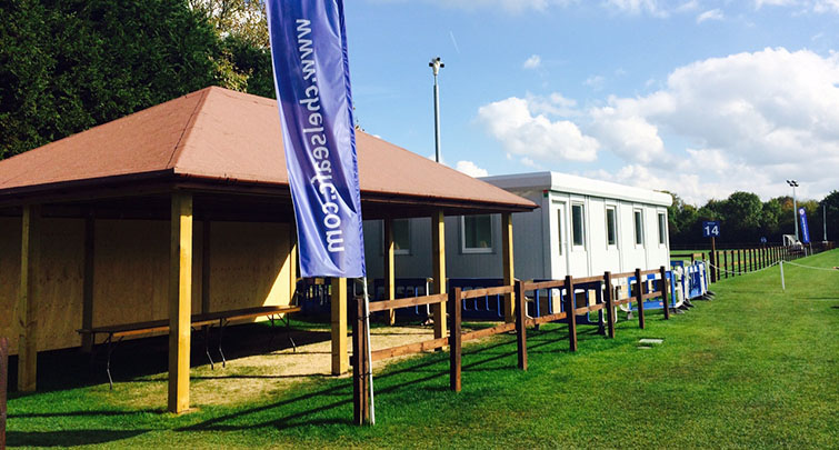 Concept Accommodation installation at Chelsea Football Club