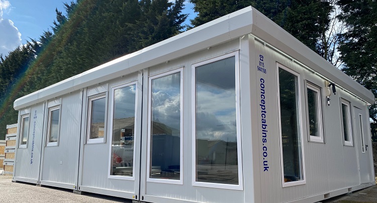Concept Accommodation modular building NHS