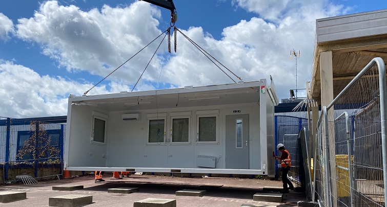 Concept Accommodation modular building NHS Installation