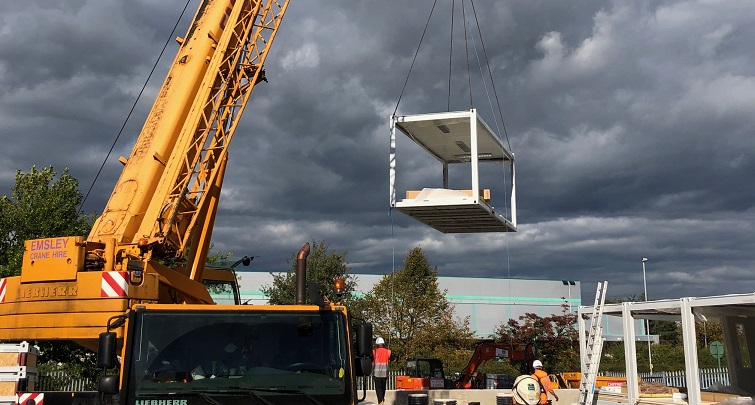 Concept Accommodation - Crane Delivery