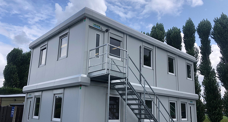 Concept Accommodation - Modular Buildings 2 Storey Exterior